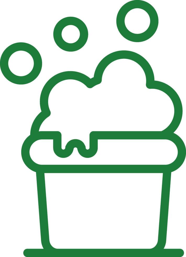 Cleaning Bucket Creative Icon Design vector
