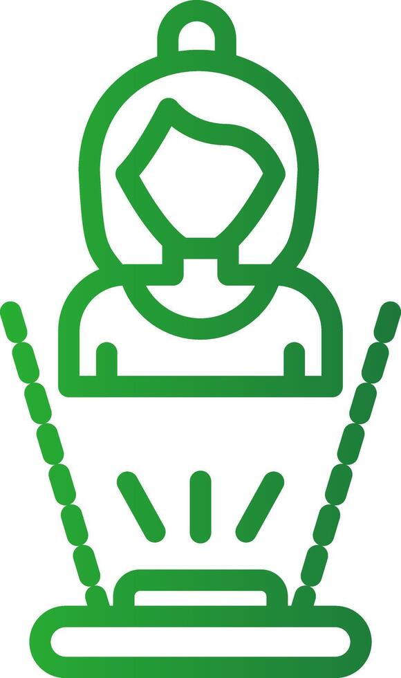 Hologram Creative Icon Design vector