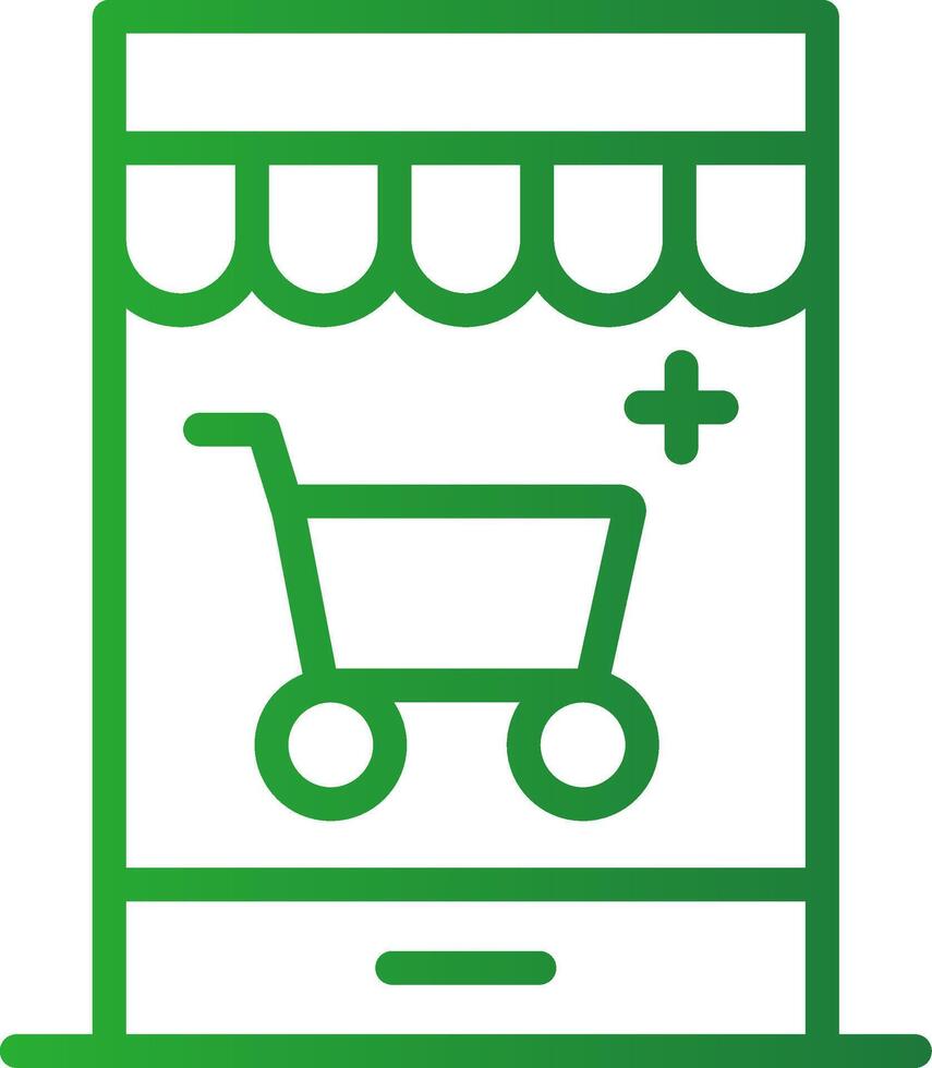 Personalized Web Store Creative Icon Design vector