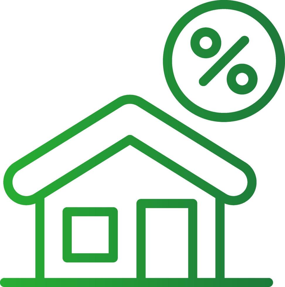 Home Mortgage Creative Icon Design vector