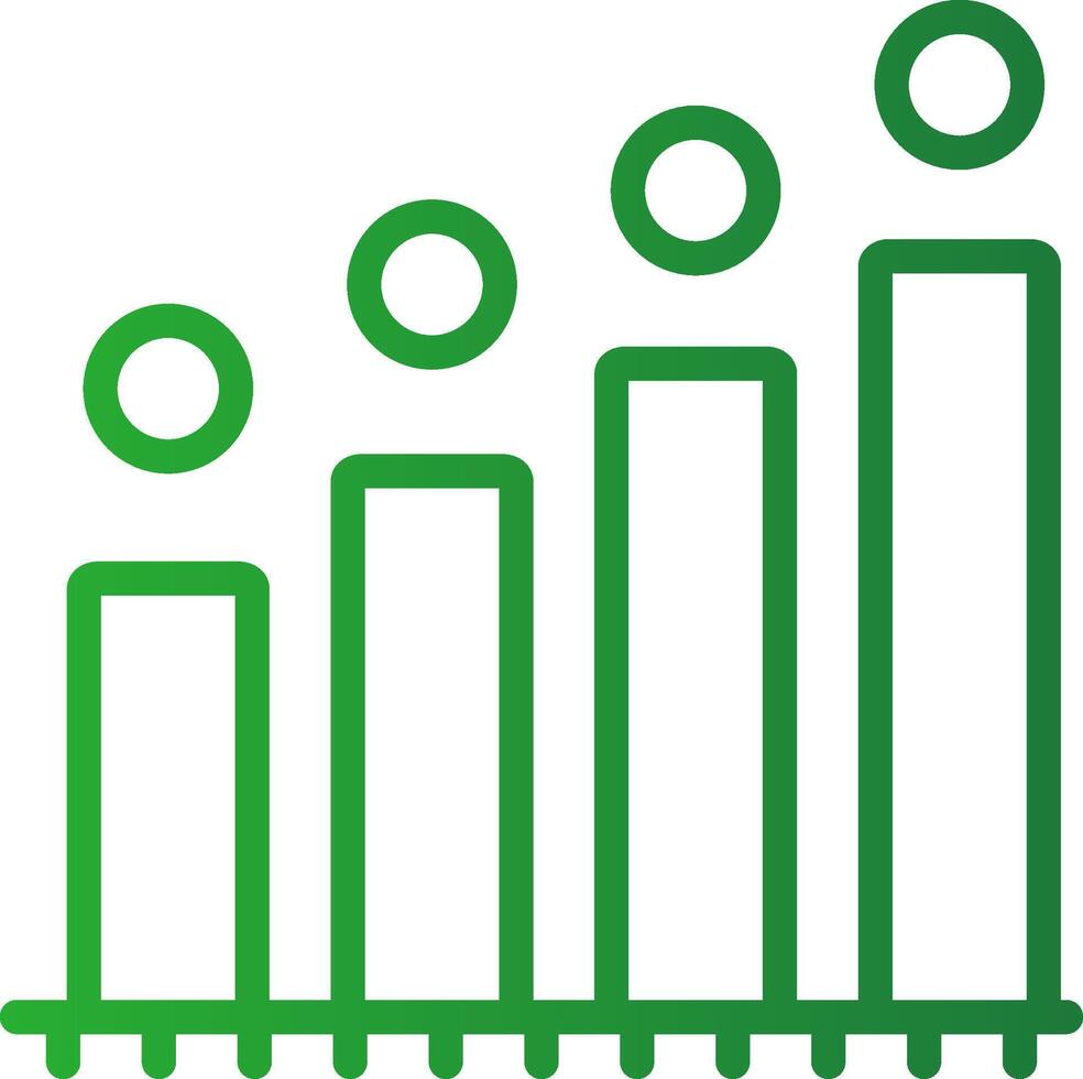 Graphs Creative Icon Design vector