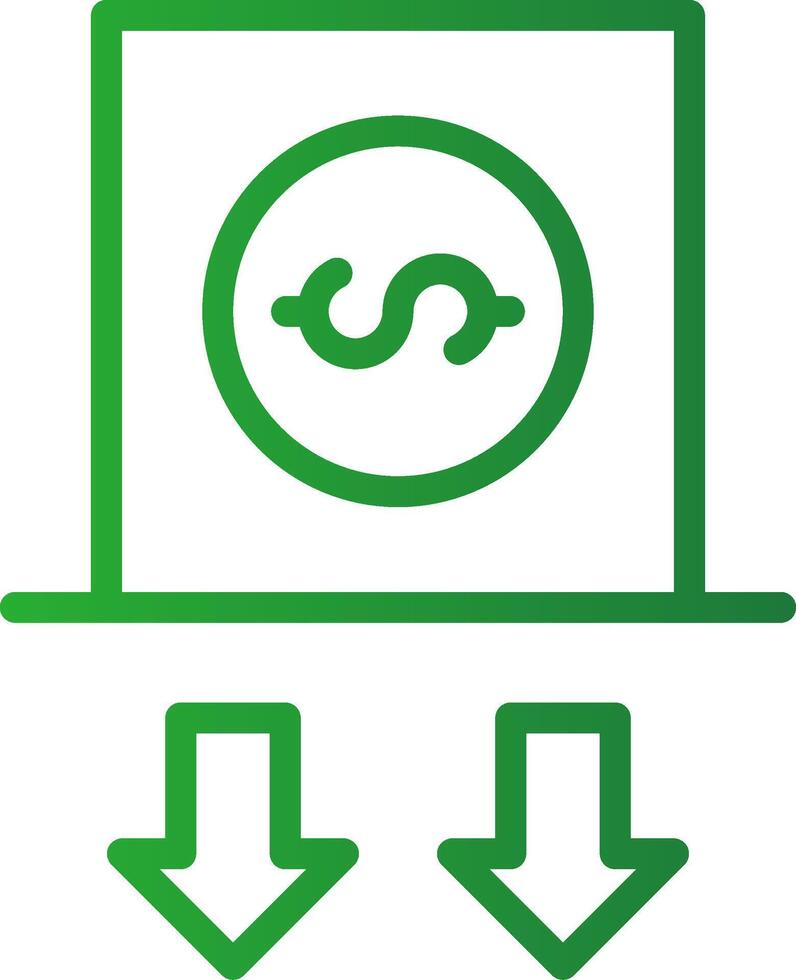 Deposit Creative Icon Design vector