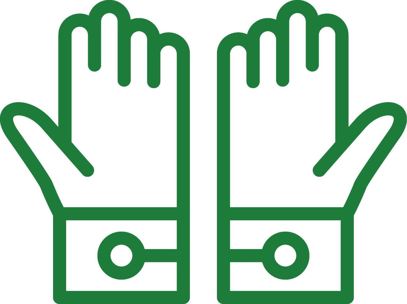 Latex Gloves Creative Icon Design vector