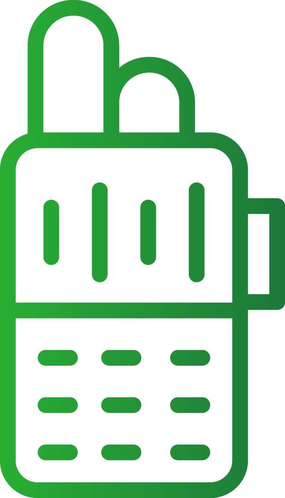 Walkie Talkie Creative Icon Design vector