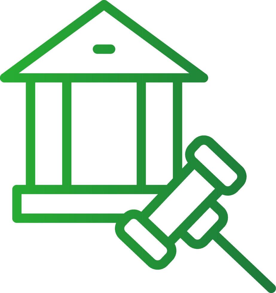 Bank Regulation Creative Icon Design vector