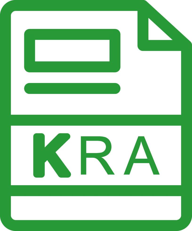 kra creativo icono diseño vector