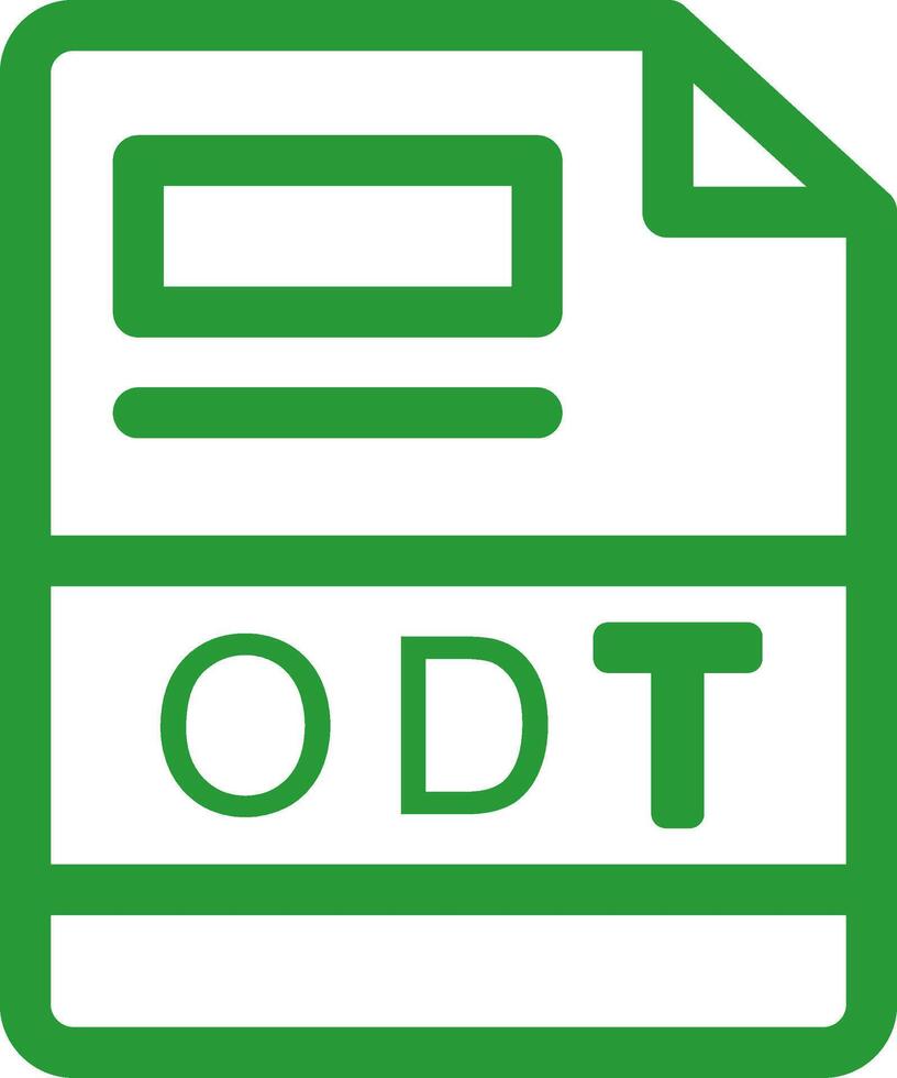 ODT Creative Icon Design vector
