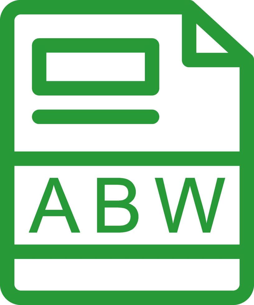 ABW Creative Icon Design vector