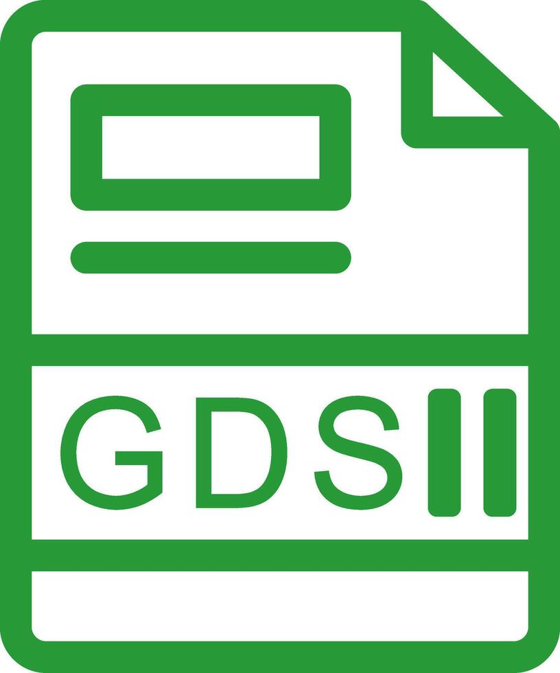 GDSII Creative Icon Design vector