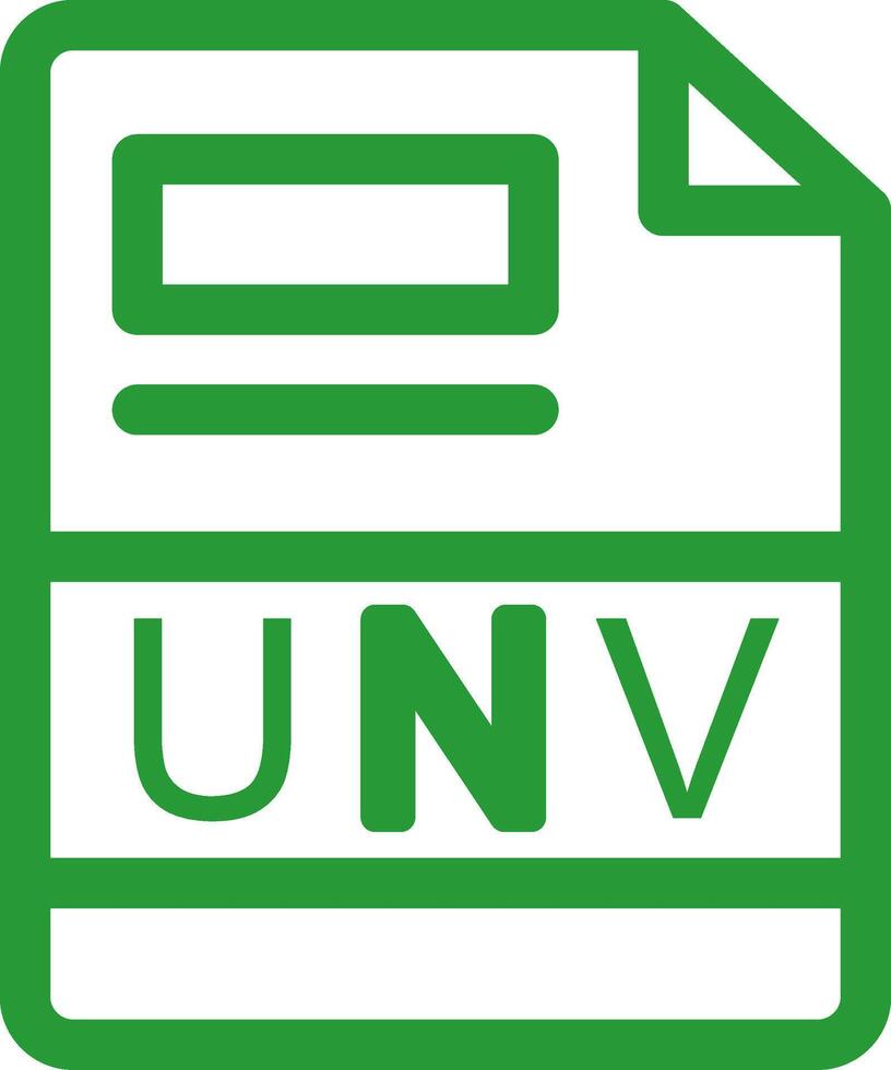 unv creativo icono diseño vector