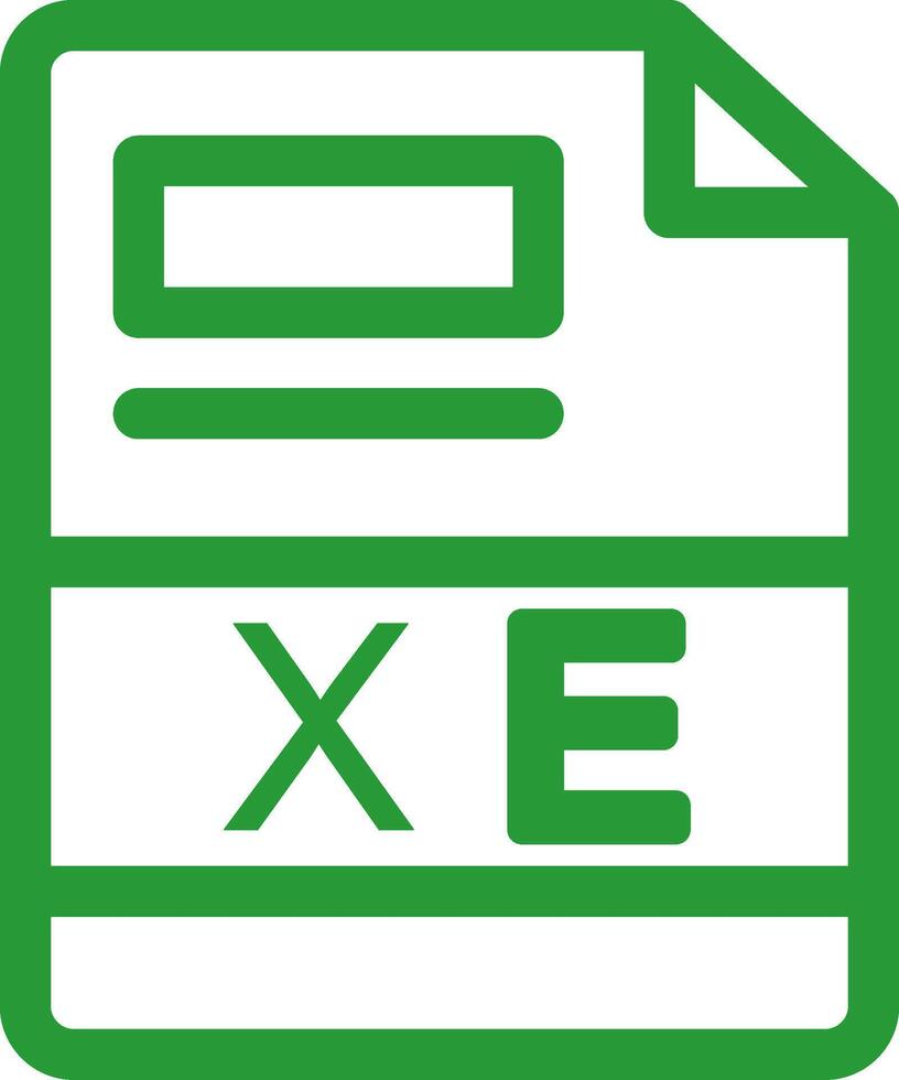 XE Creative Icon Design vector