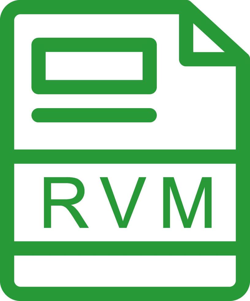 RVM Creative Icon Design vector