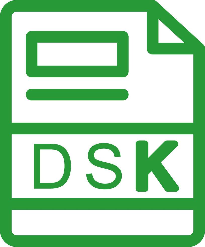 DSK Creative Icon Design vector