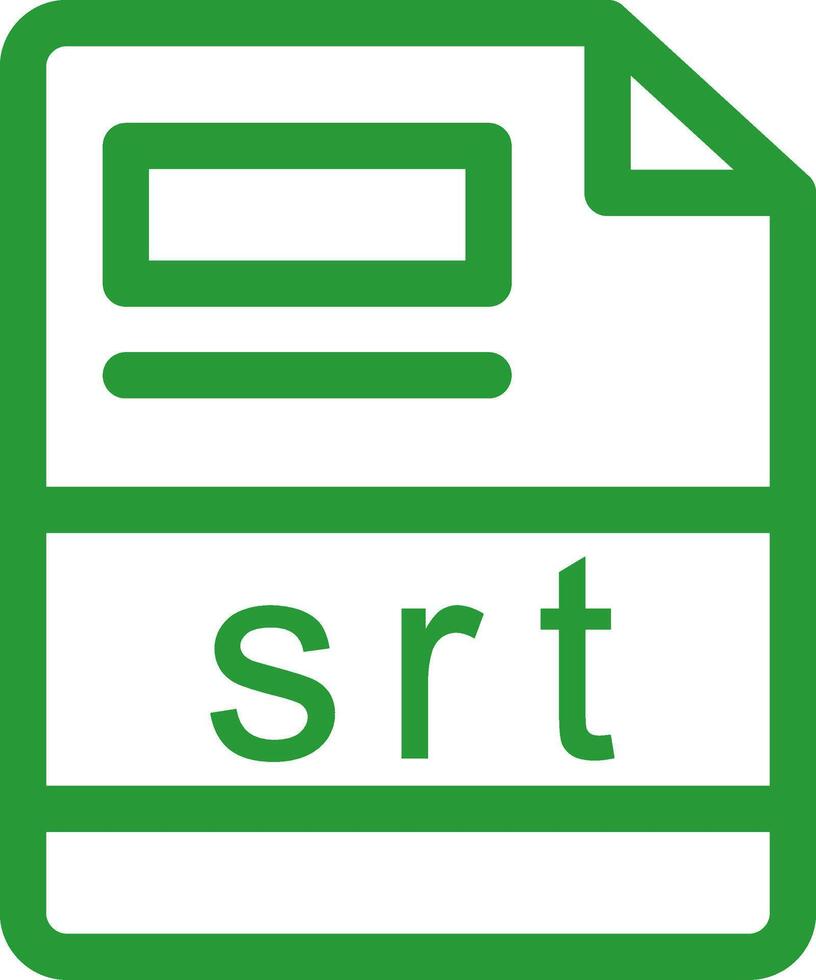 srt Creative Icon Design vector