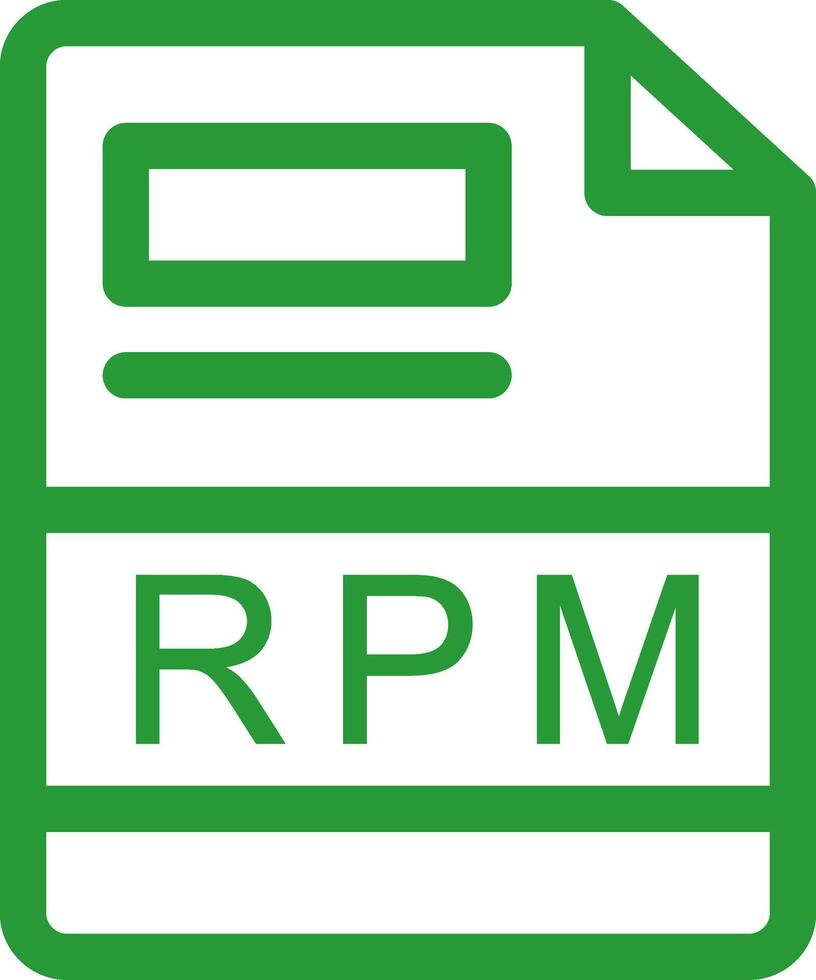 rpm creativo icono diseño vector