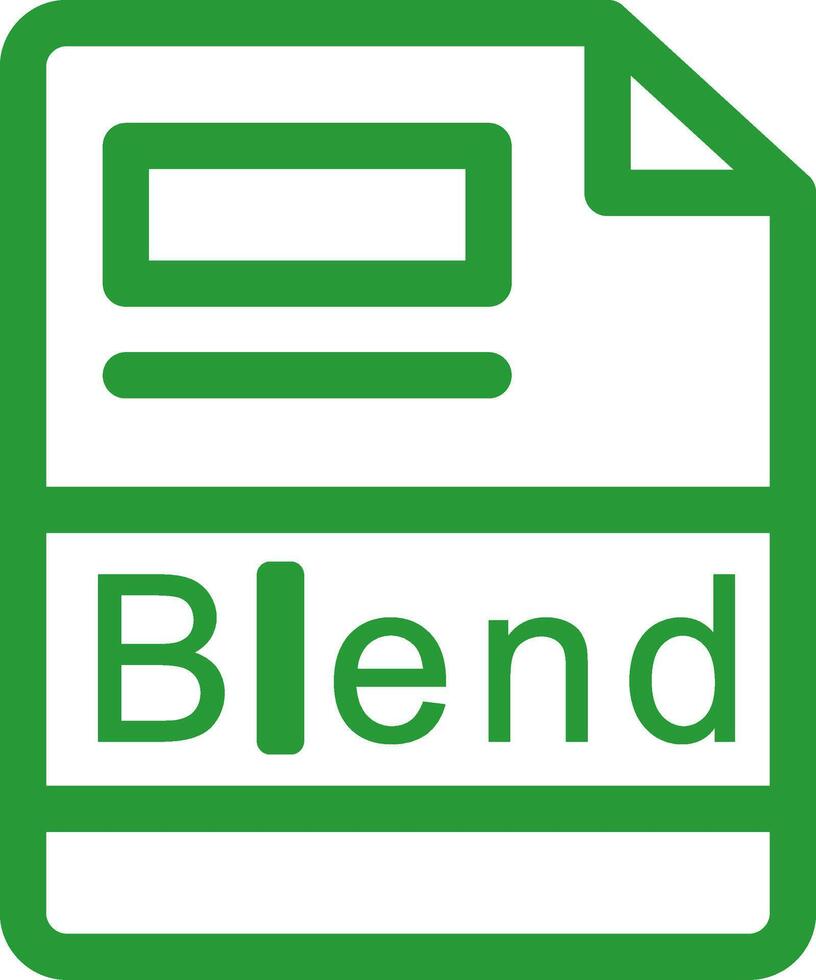 Blend Creative Icon Design vector