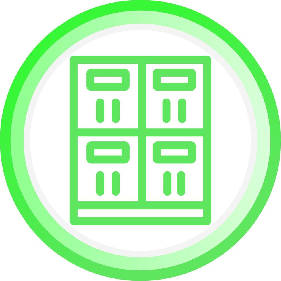 Lockers Creative Icon Design vector