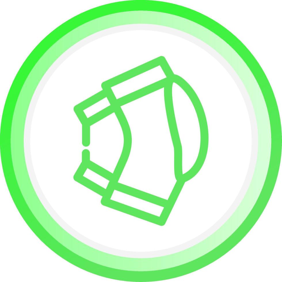 Kneepad Creative Icon Design vector