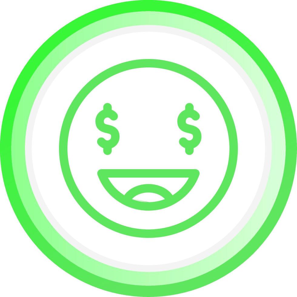 Greedy Creative Icon Design vector