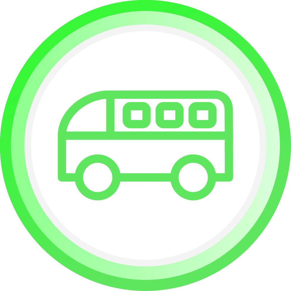 Minivan Creative Icon Design vector