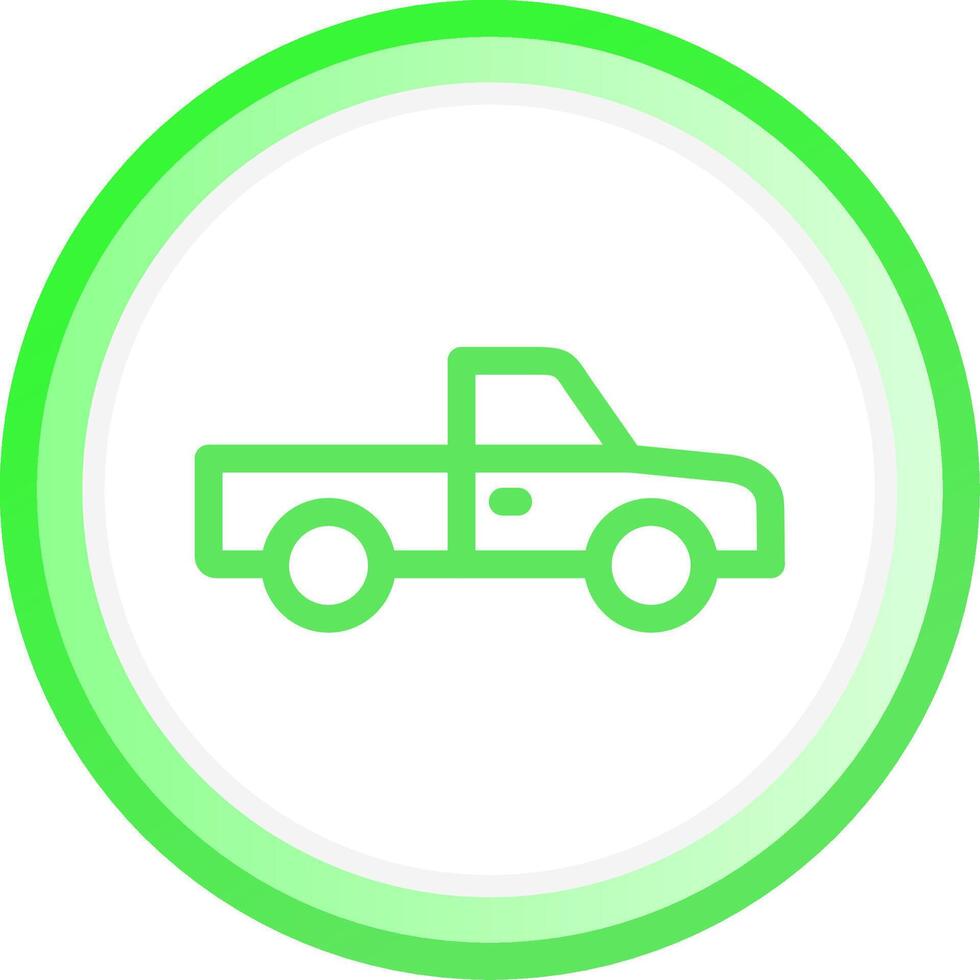 Pickup Truck Creative Icon Design vector