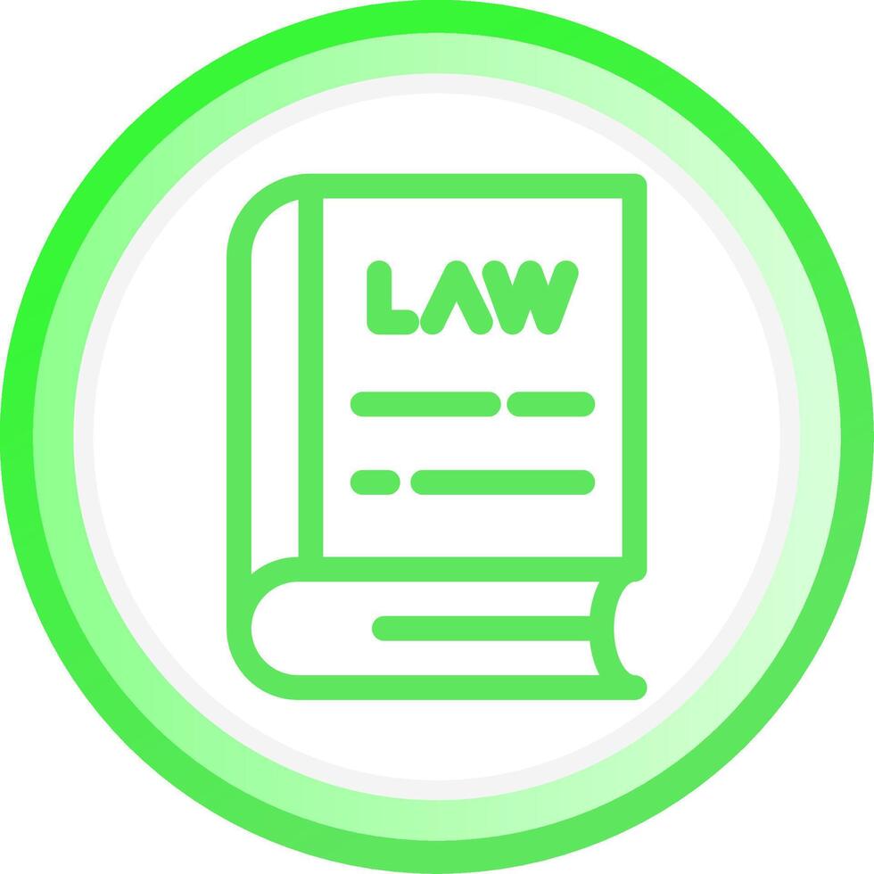 Law Book Creative Icon Design vector