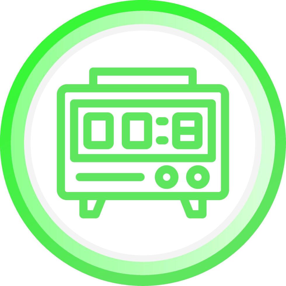 Digital Stopwatch Creative Icon Design vector