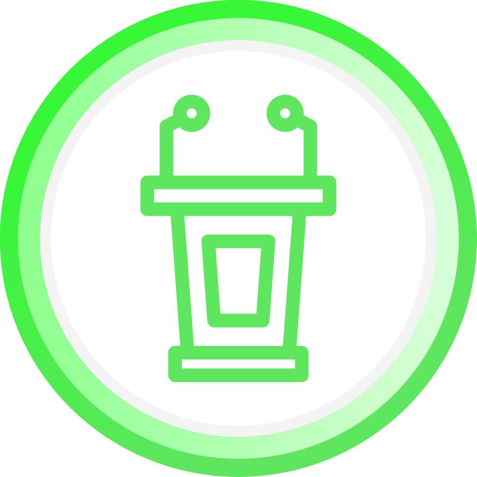 Lectern Creative Icon Design vector