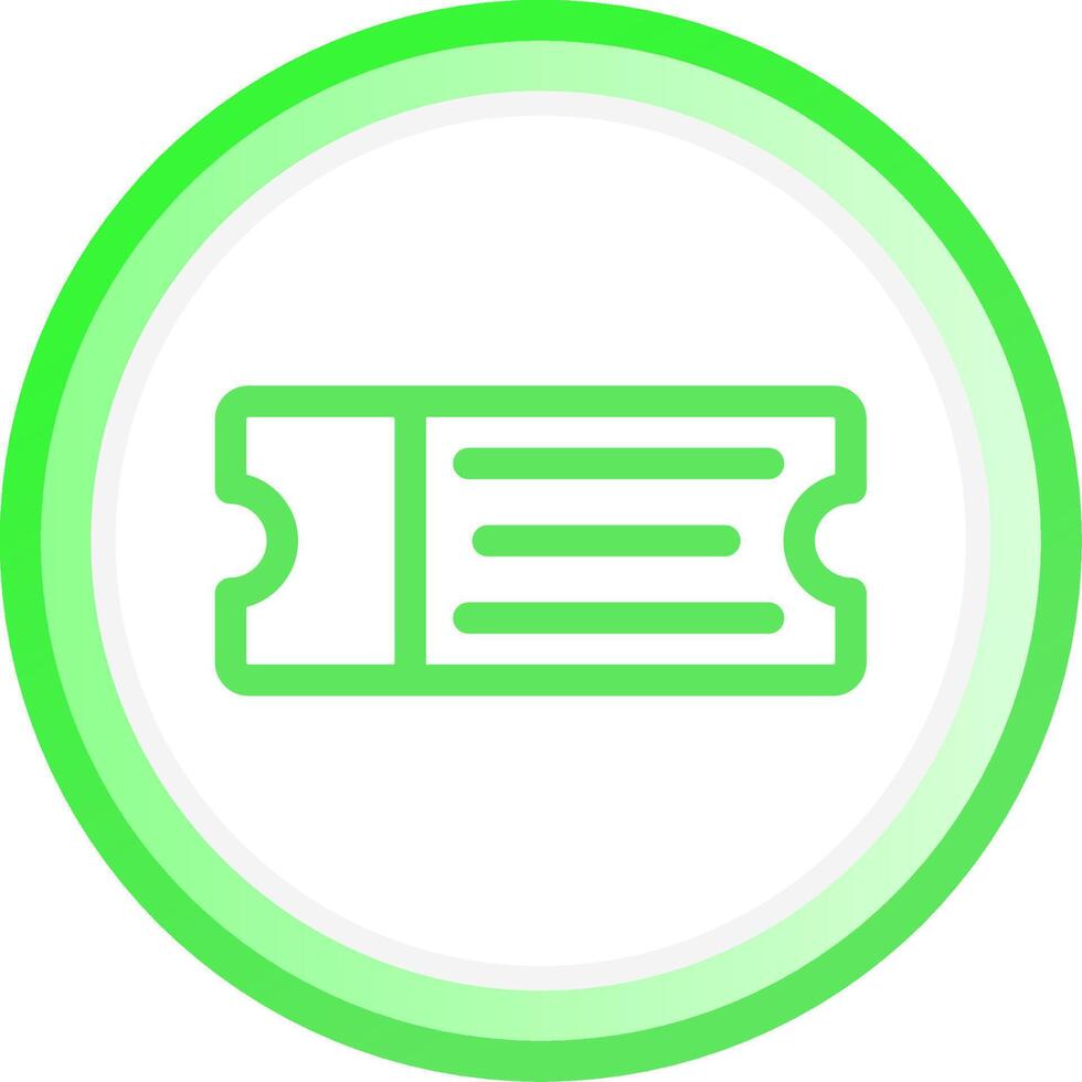 Ticket Creative Icon Design vector