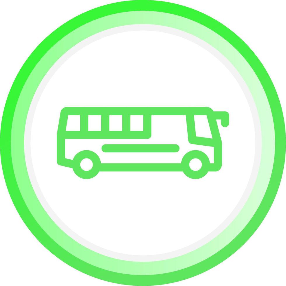 Bus Creative Icon Design vector