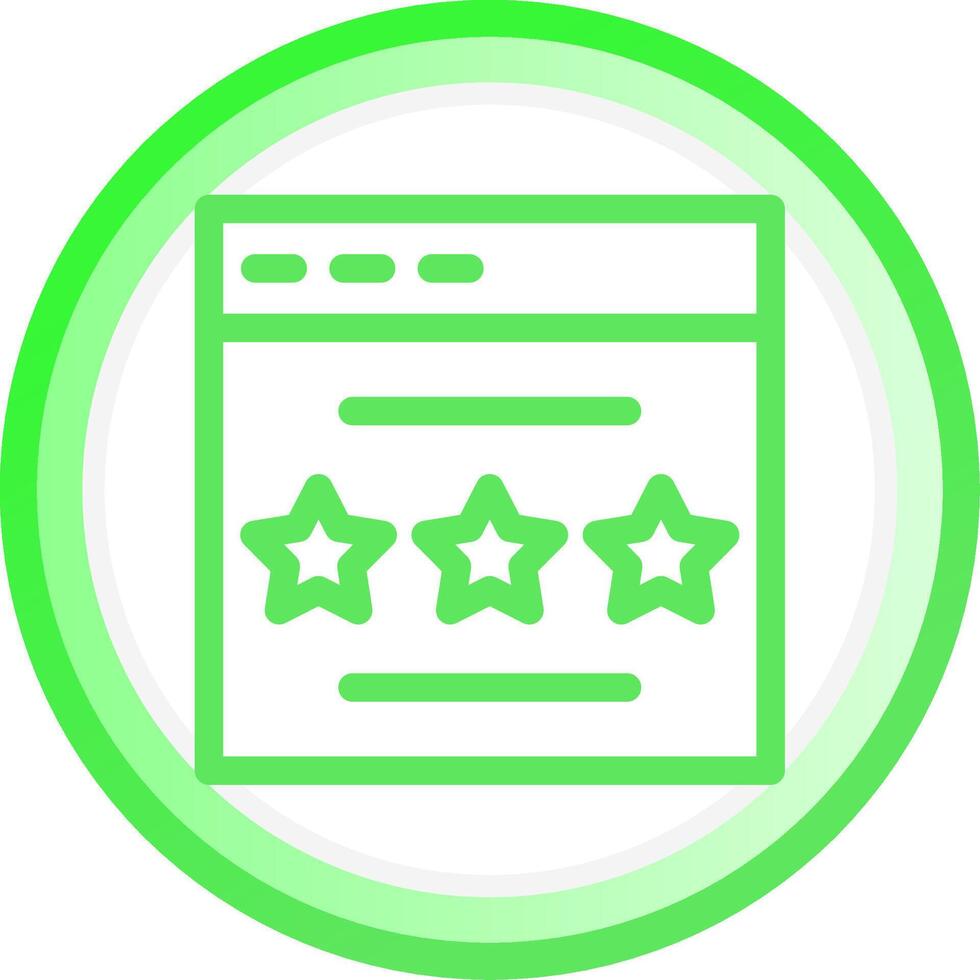 Rating Creative Icon Design vector