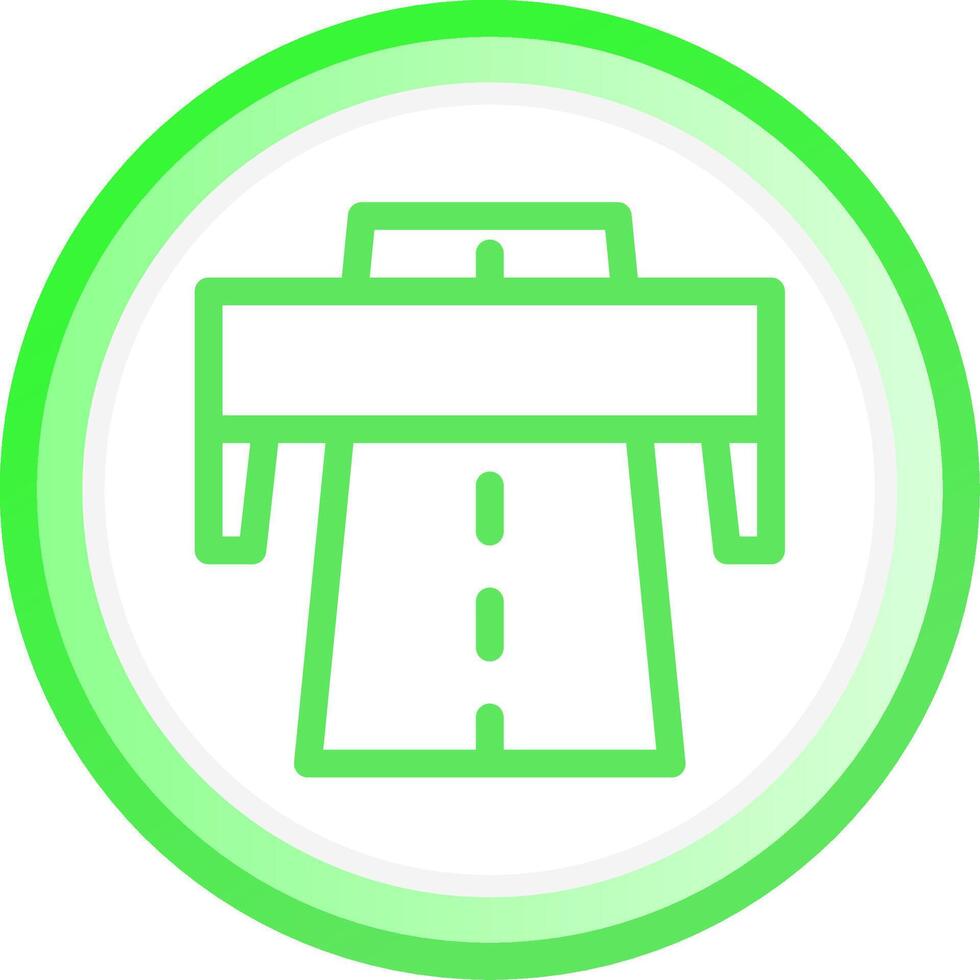 Motorway Creative Icon Design vector