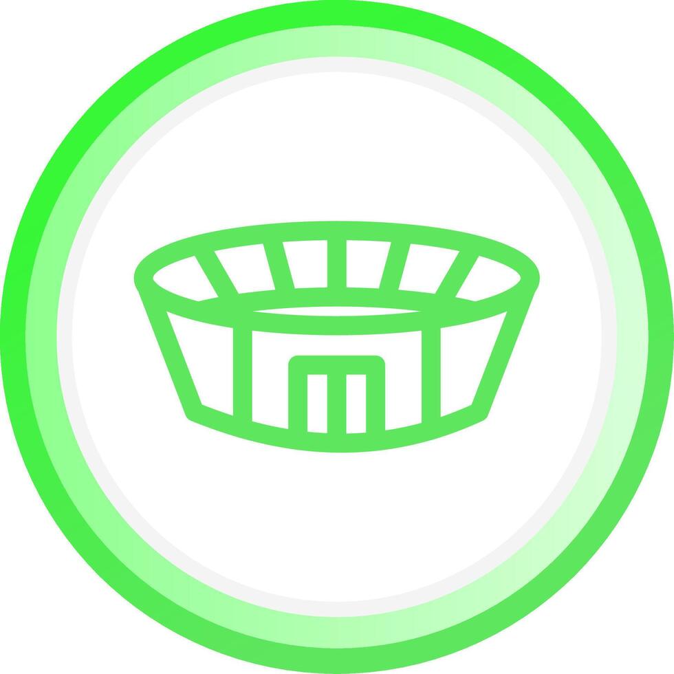 Stadium Creative Icon Design vector
