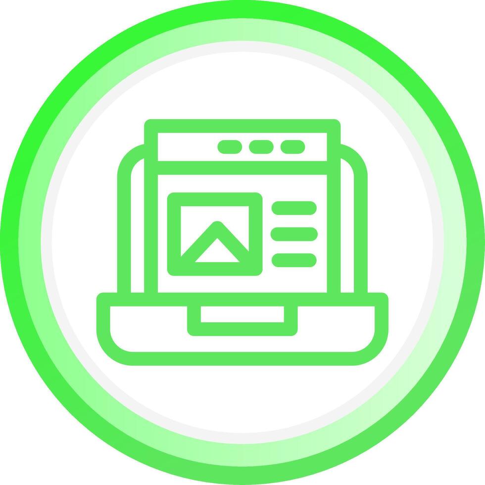 Content Creative Icon Design vector
