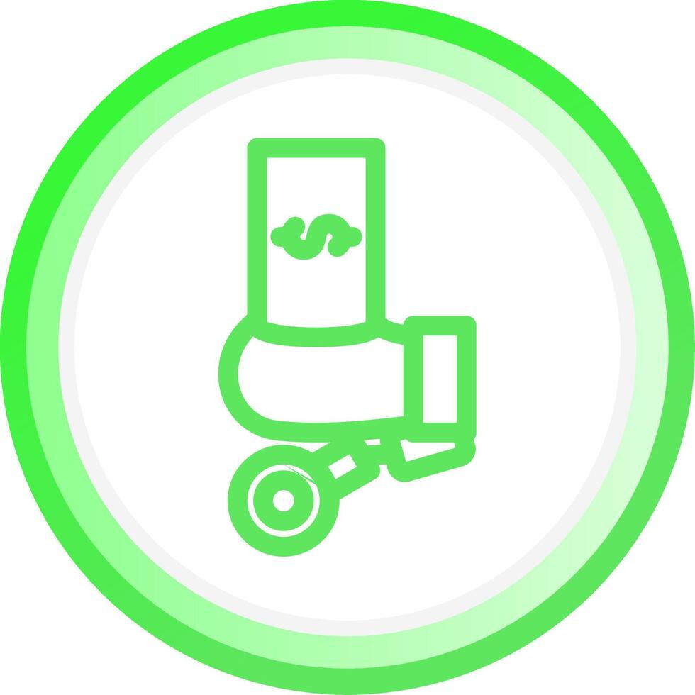 Corruption Creative Icon Design vector