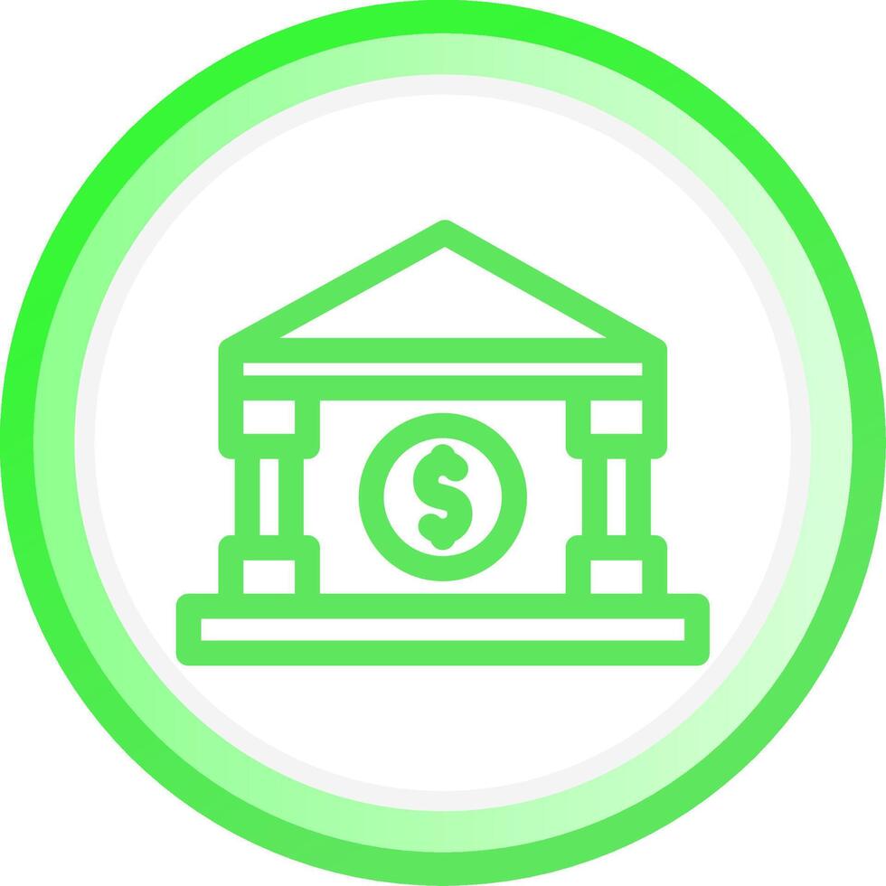 Bank Creative Icon Design vector