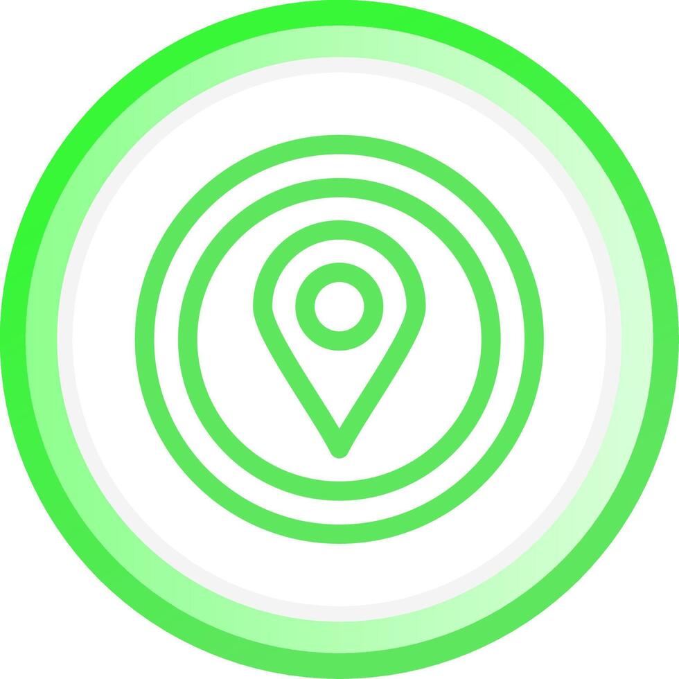 Location Pin Creative Icon Design vector