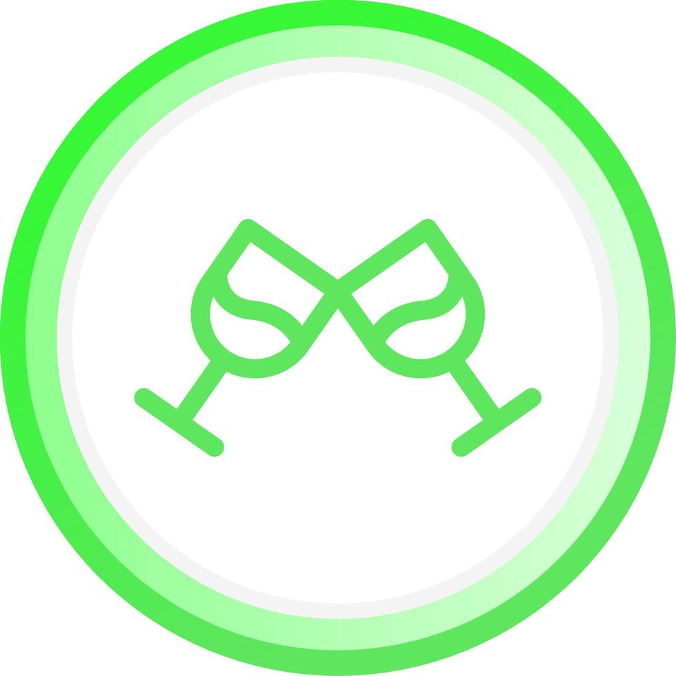 Glass Creative Icon Design vector
