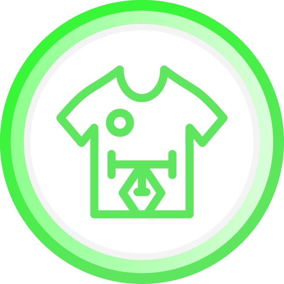 T Shirt Creative Icon Design vector