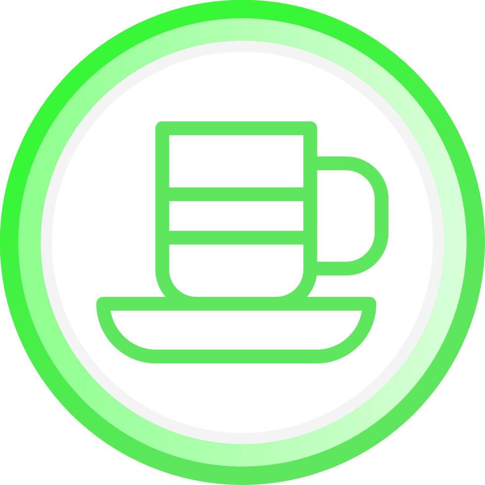Tea Cup Creative Icon Design vector