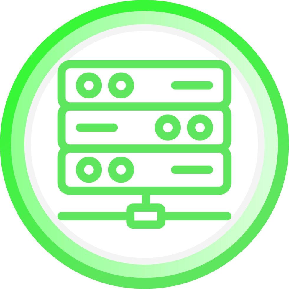 Server Creative Icon Design vector