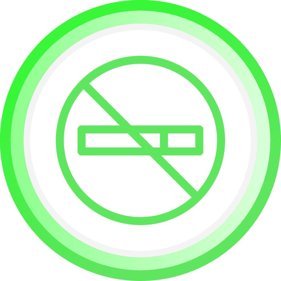 No Smoke Creative Icon Design vector