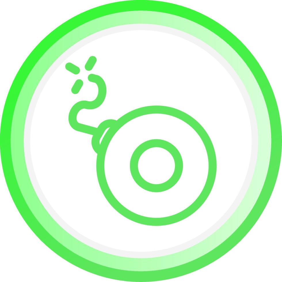 Bomb Creative Icon Design vector