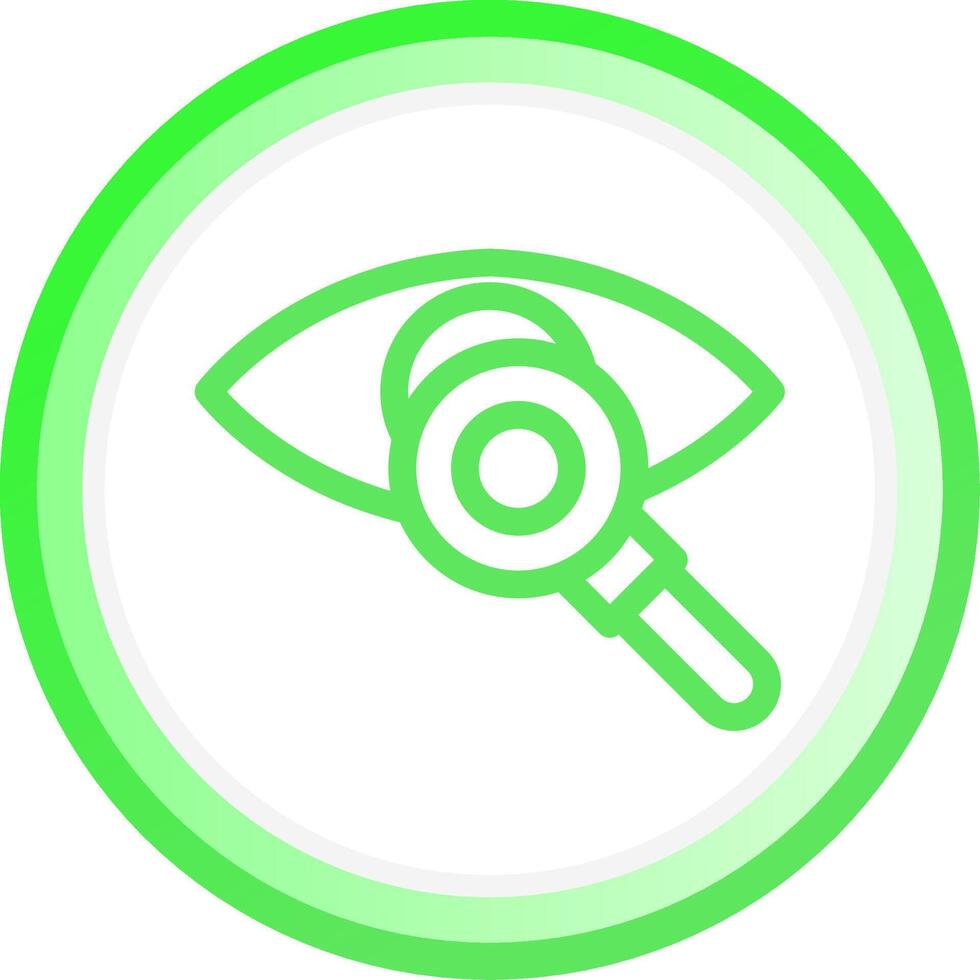 Eye Test Creative Icon Design vector