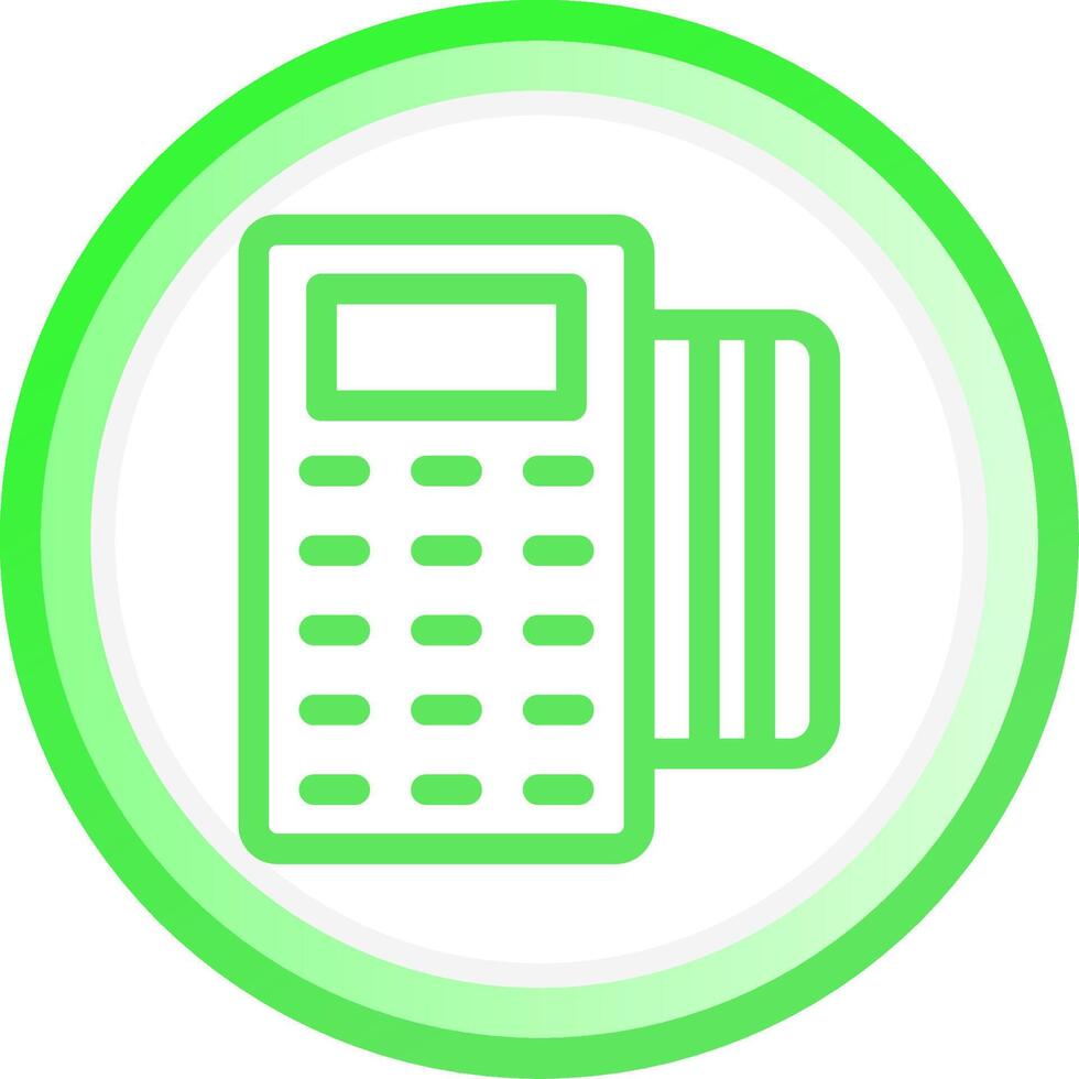Pos Terminal Creative Icon Design vector