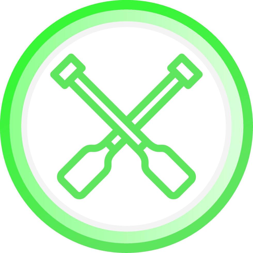 Rowing Creative Icon Design vector
