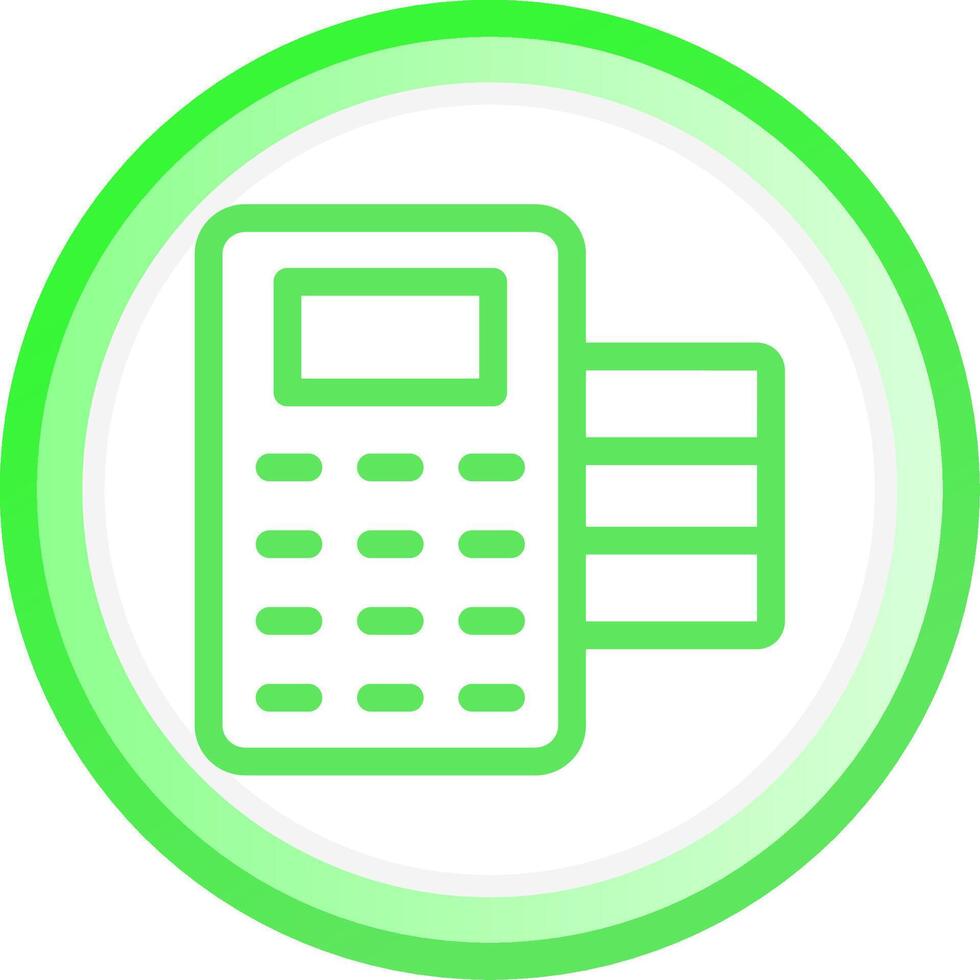 POS Terminal Creative Icon Design vector