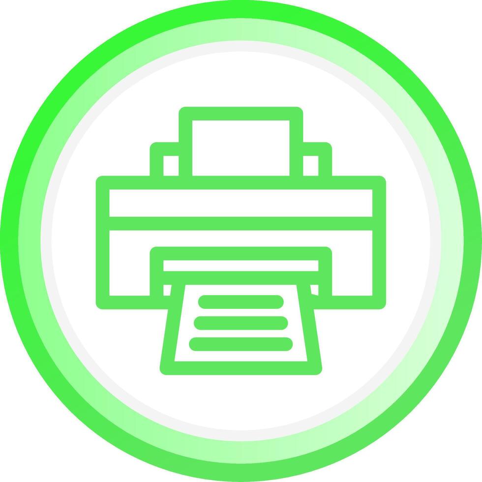 Line Green Circle Gradient Design vector