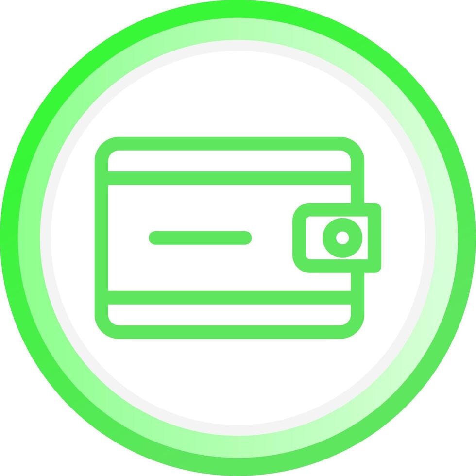 Wallet Creative Icon Design vector
