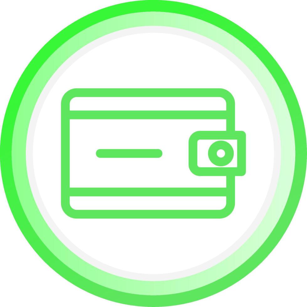 Wallet Creative Icon Design vector